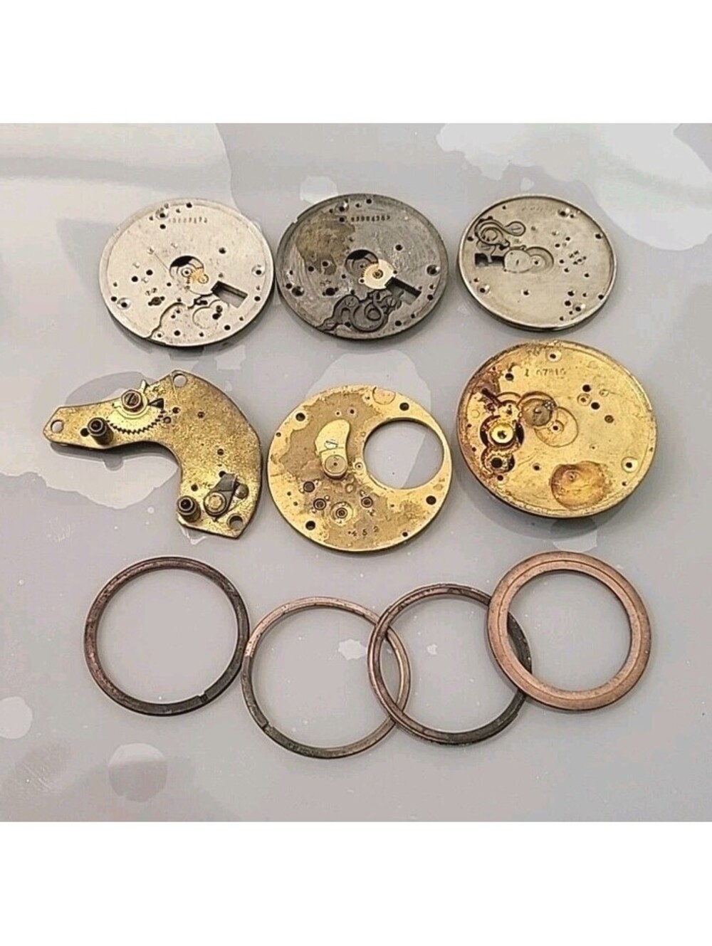 Antique Pocket Watch Assorted Parts K24